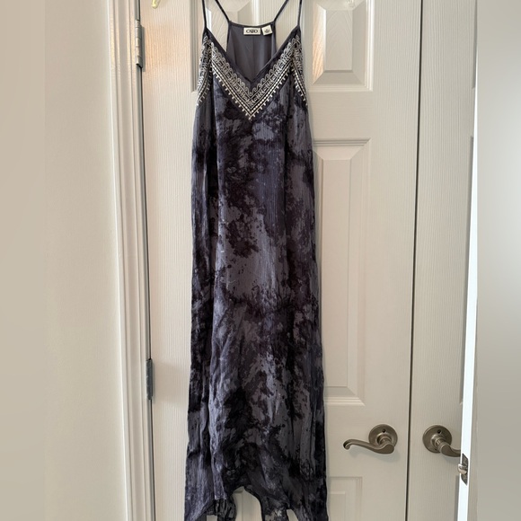 Cato Dresses & Skirts - Cato Black and Gray Tie-Dye Dress